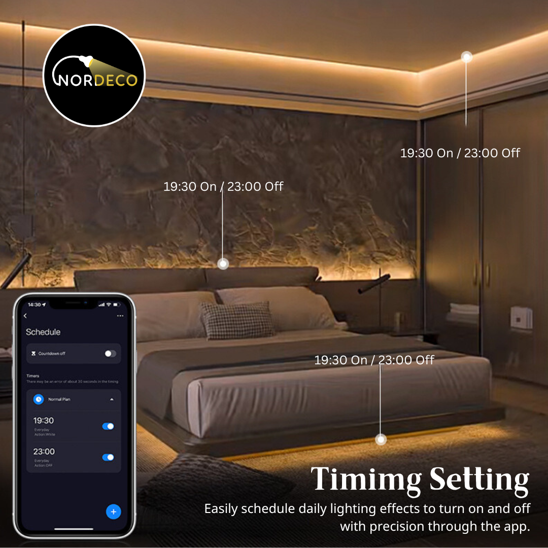 Beanowa Smart Flexible COB Light Strip (Cool White and Warm White options) - Beanowa