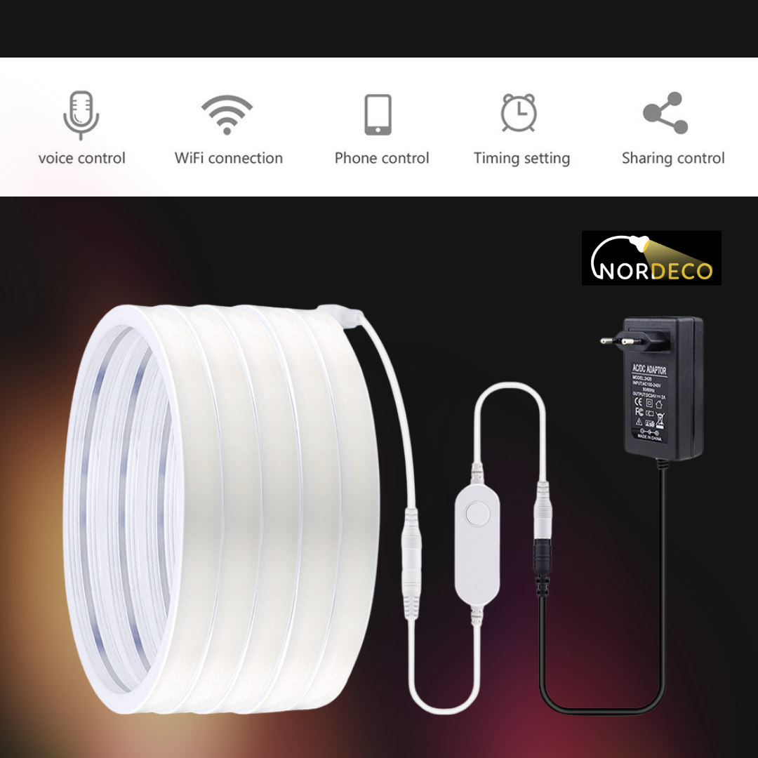 Beanowa Smart Flexible COB Light Strip (Cool White and Warm White options) - Beanowa