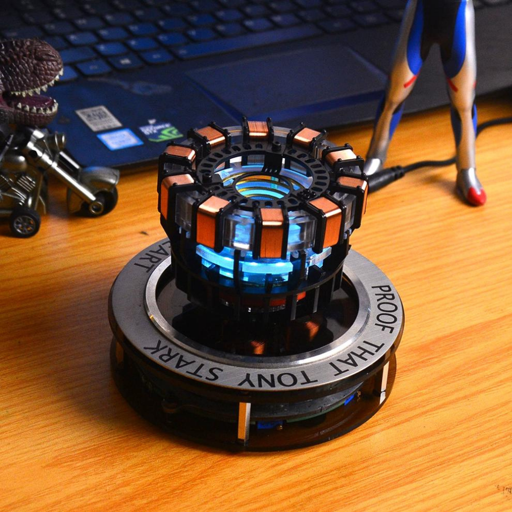 Iron Arc Reactor Heart LED Lamp | Magnetic Levitation