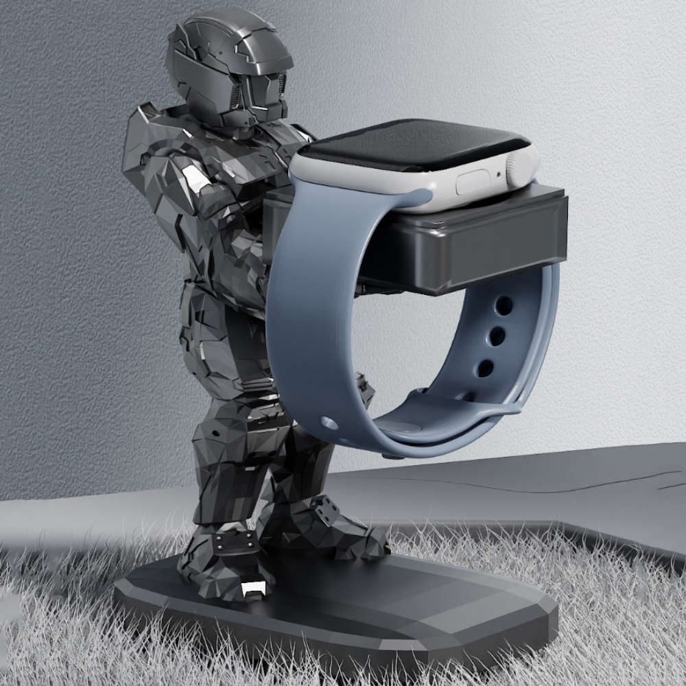 Sergeant-Shaped Smartwatch Stand