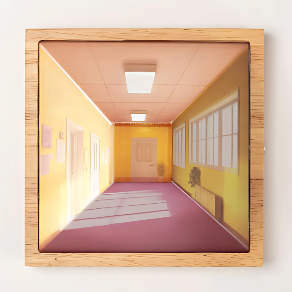 3D Naked Eye Visual Wall Lamp