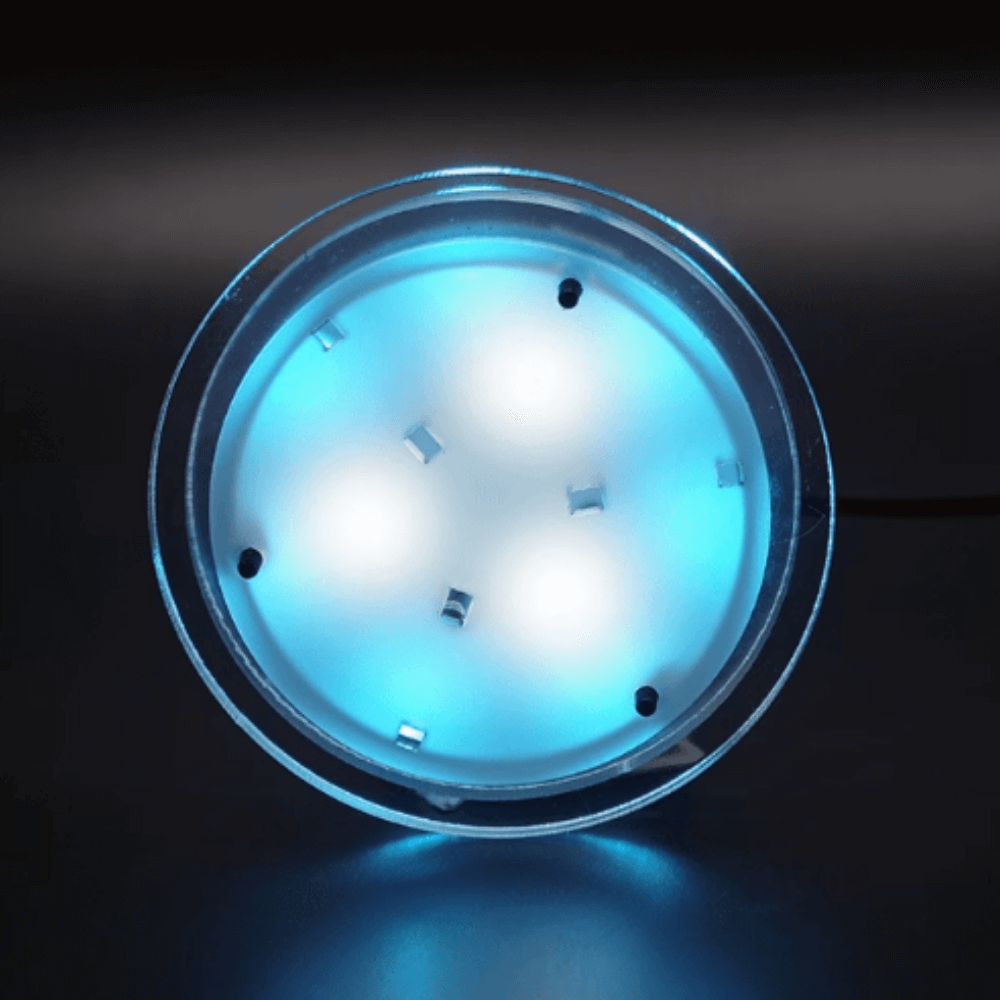 Iron Arc Reactor Heart LED Lamp | Aluminums stand