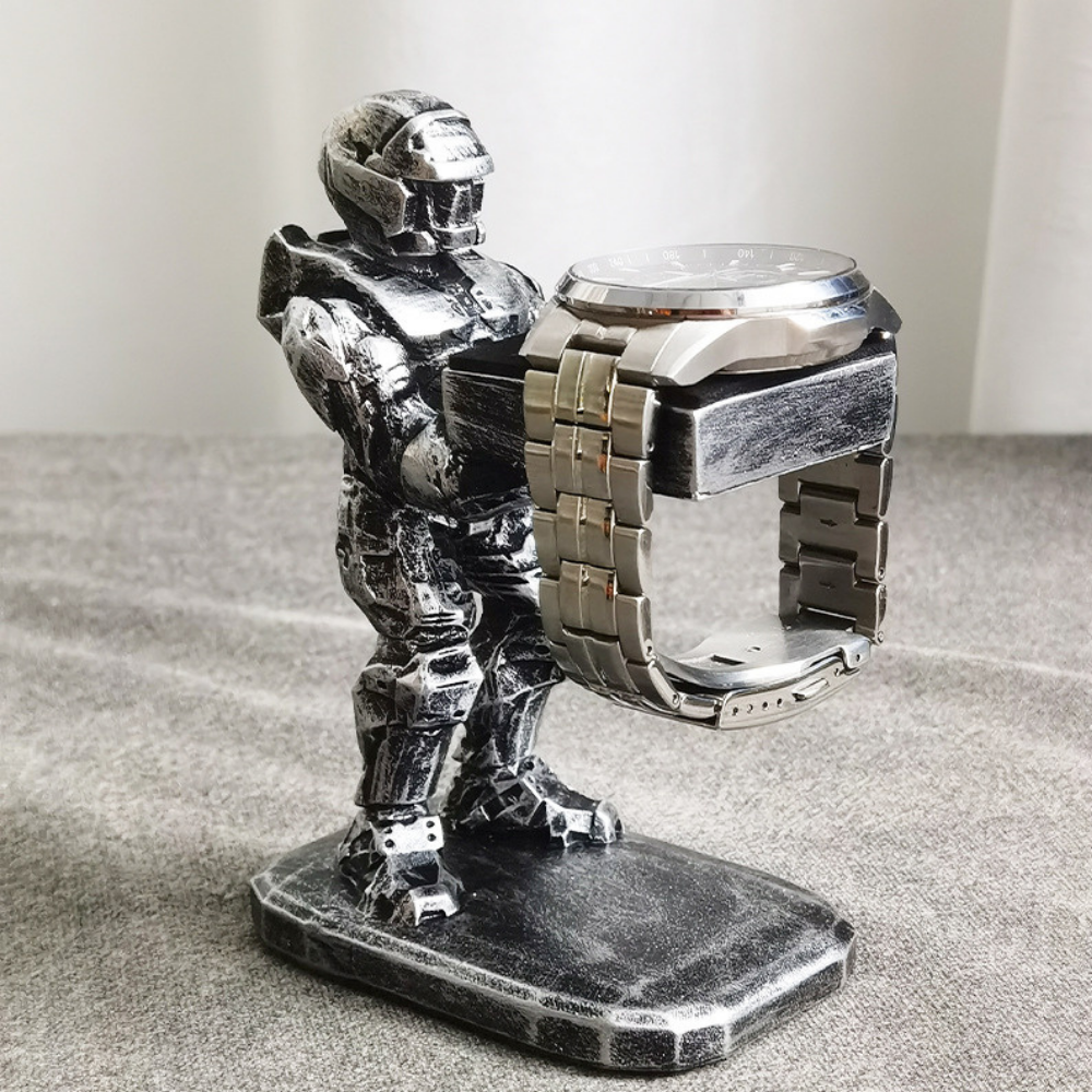 Sergeant-Shaped Smartwatch Stand