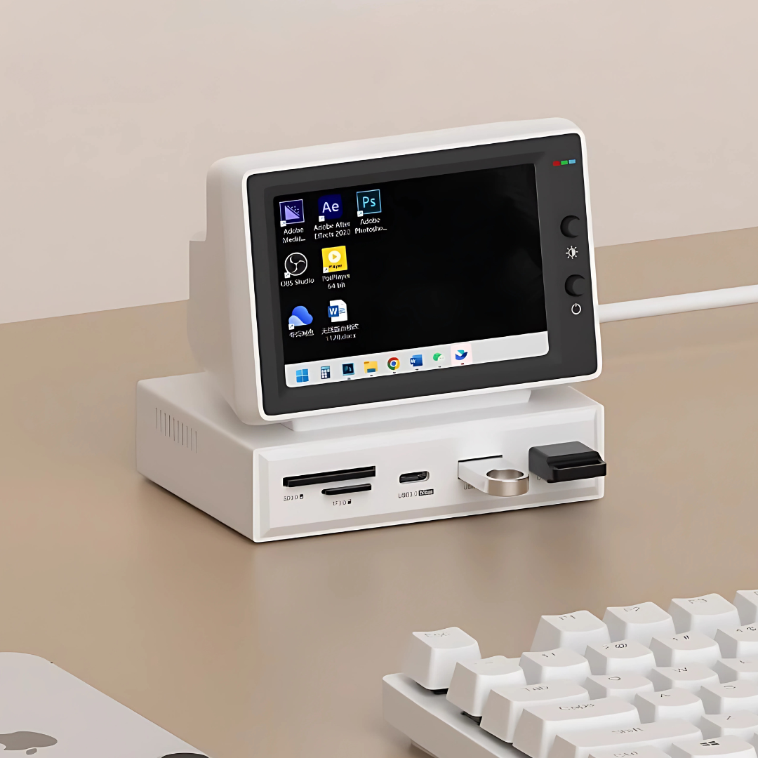 Mini computer secondary screen expansion dock