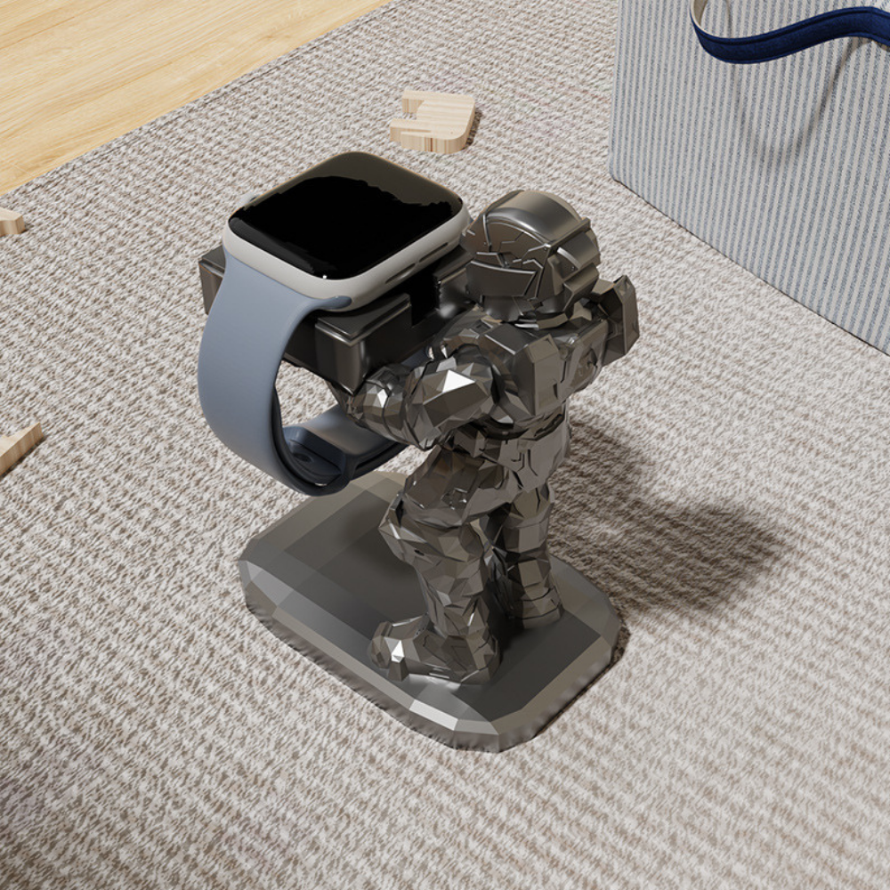 Sergeant-Shaped Smartwatch Stand