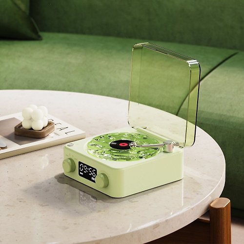 Retro Bluetooth Speakers with ambient lights projector