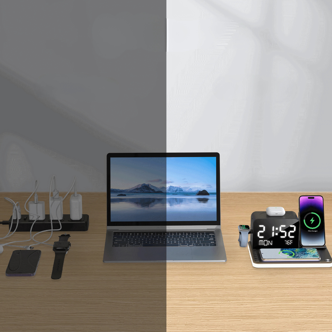 Multi functional Wireless charging station