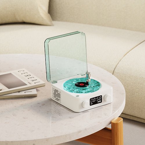 Retro Bluetooth Speakers with ambient lights projector