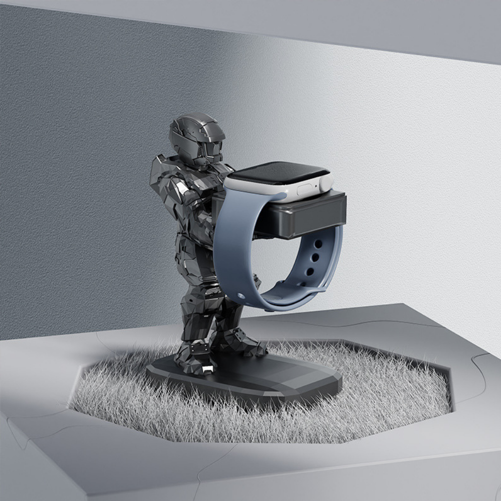 Sergeant-Shaped Smartwatch Stand