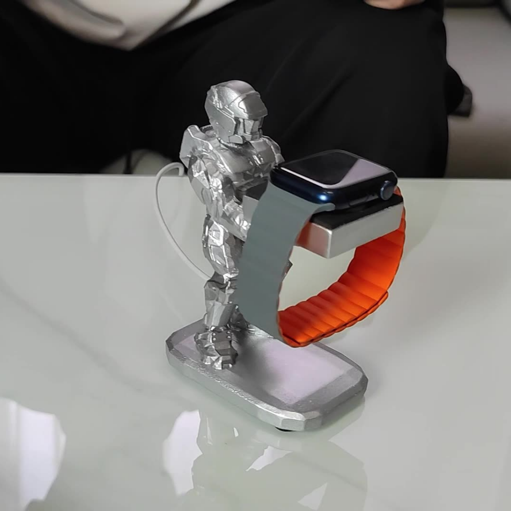 Sergeant-Shaped Smartwatch Stand