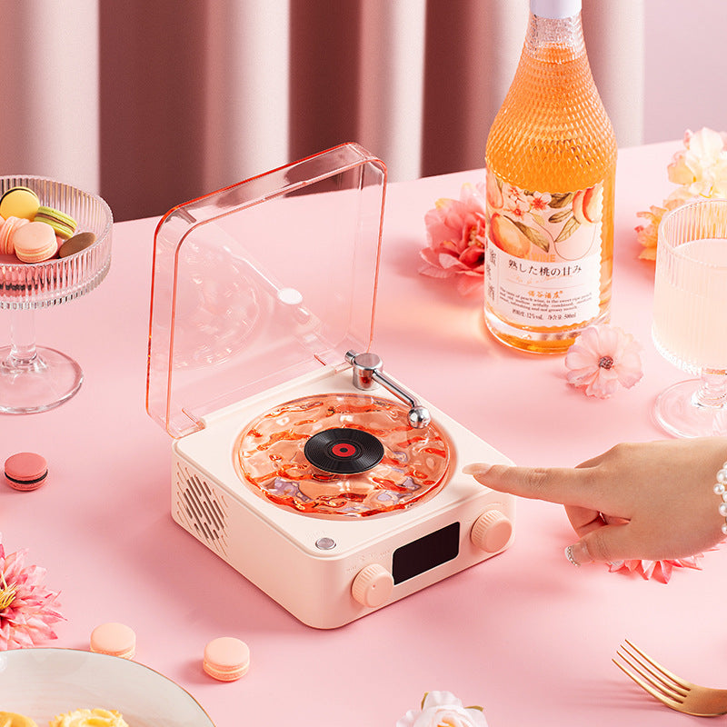 Retro Bluetooth Speakers with ambient lights projector