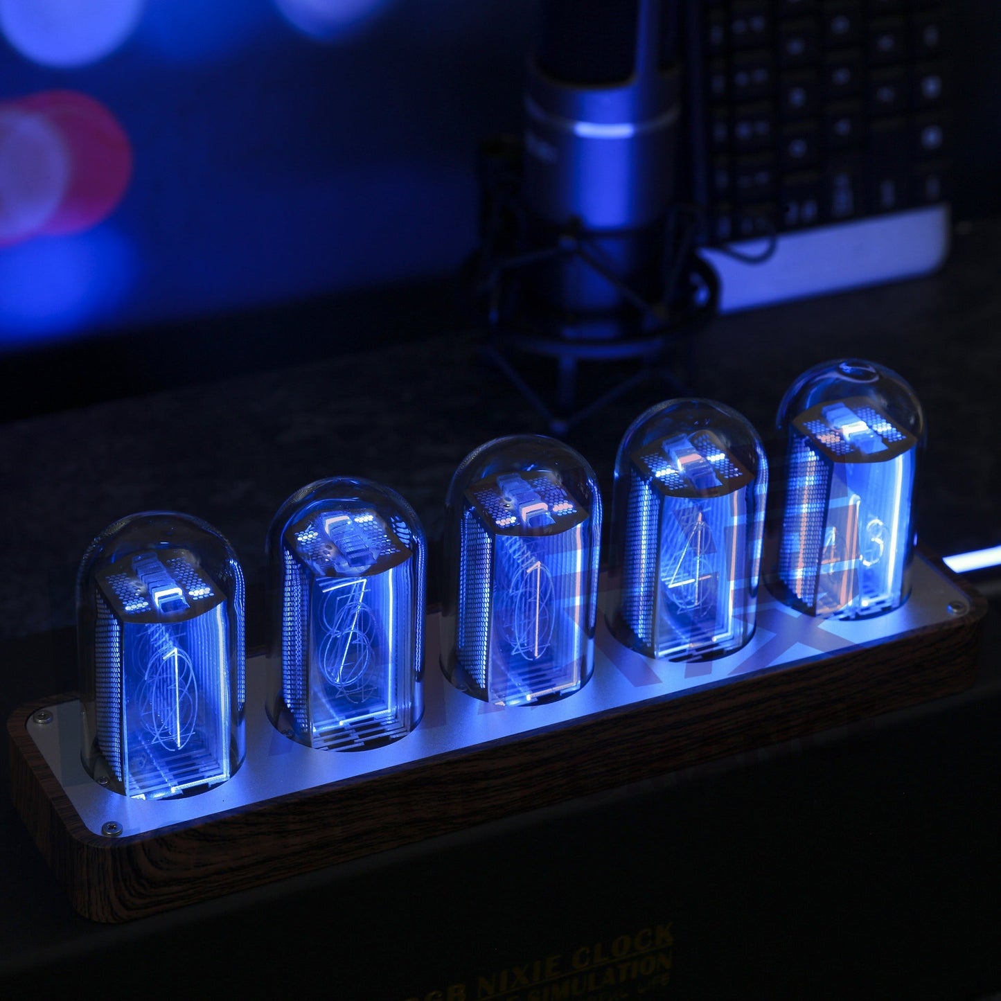 Nixie LED Tube Clock, With RGB | 5 Tube versions - Beanowa