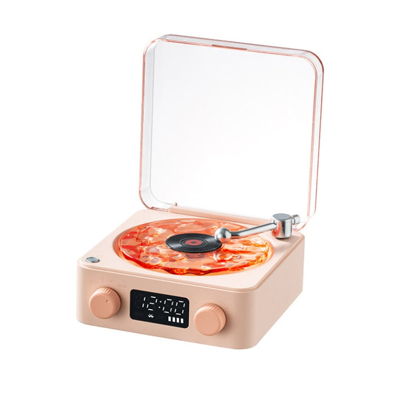 Retro Bluetooth Speakers with ambient lights projector