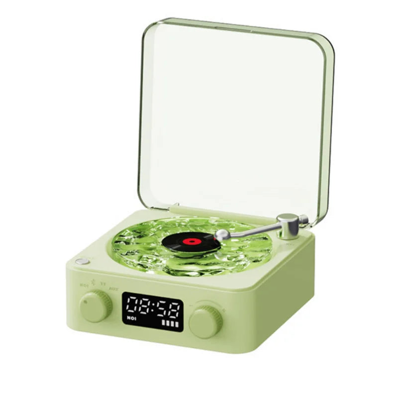 Retro Bluetooth Speakers with ambient lights projector