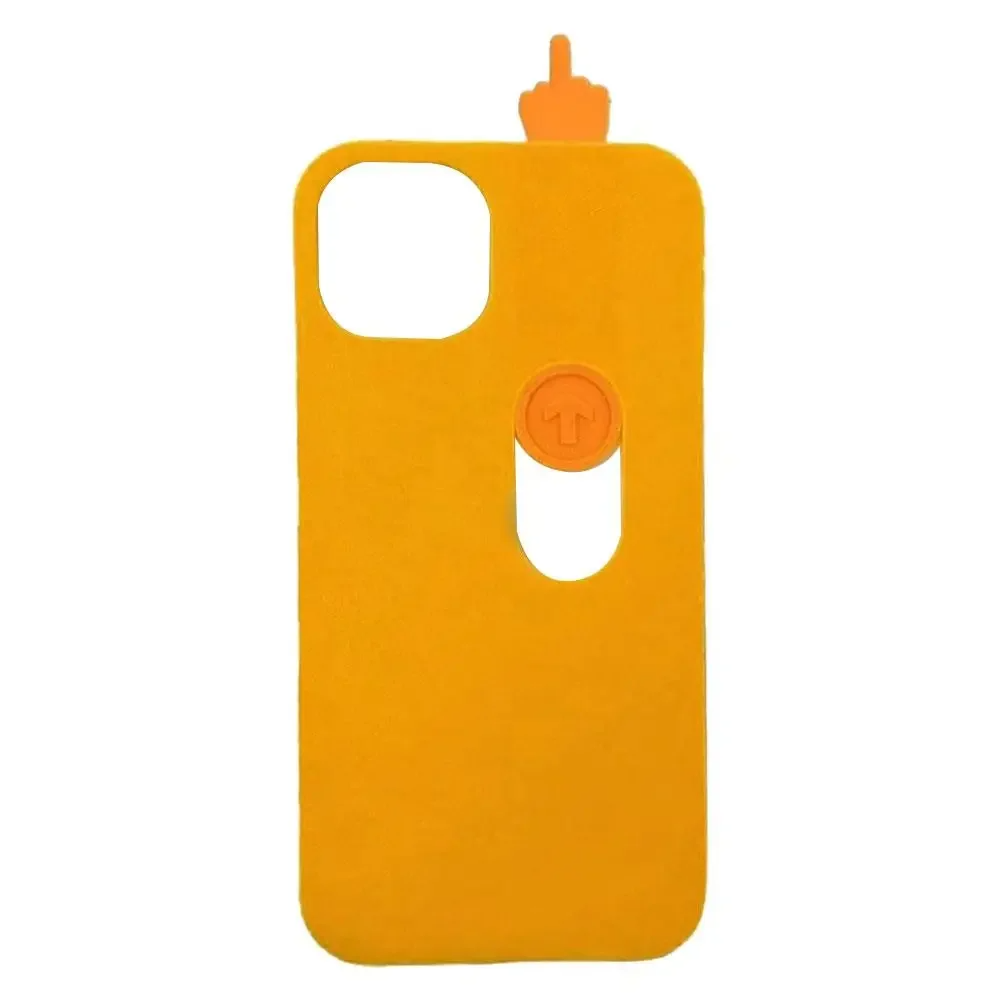 Creative 3D Print Middle finger iPhone case